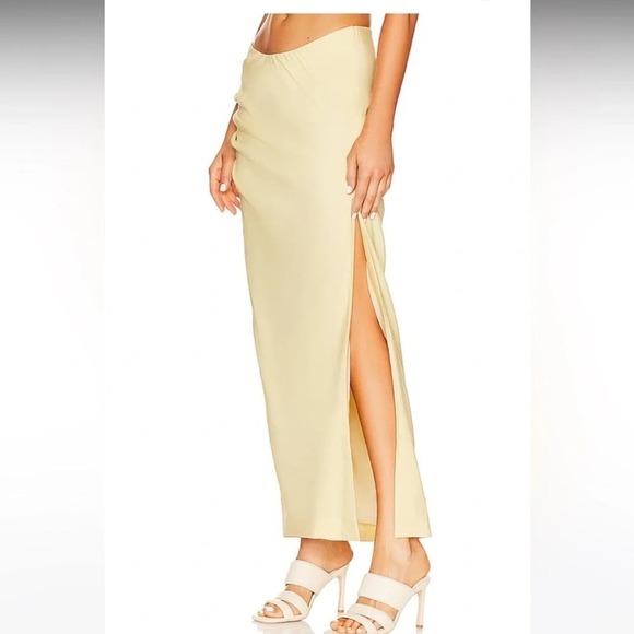 LPA Dresses & Skirts - LPA Lucia Maxi Skirt in Banana Creme sz small